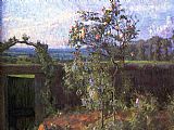 Gustave Caillebotte Canvas Paintings - Landscape near Yerres